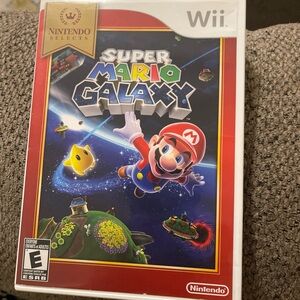 Nintendo Wii Super Mario Galaxy - Red and Blue Cover